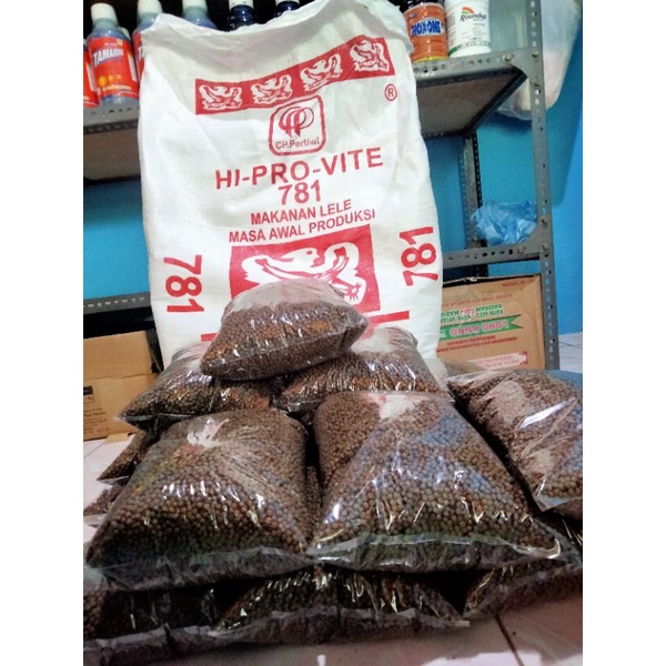 HI-PROVITE PELET IKAN 781 UNTUK LELE NILA BAWAL 1KG