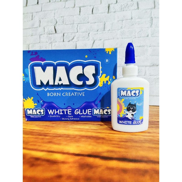 

Lem kertas Macs White Glue 60 ml (1 pcs)