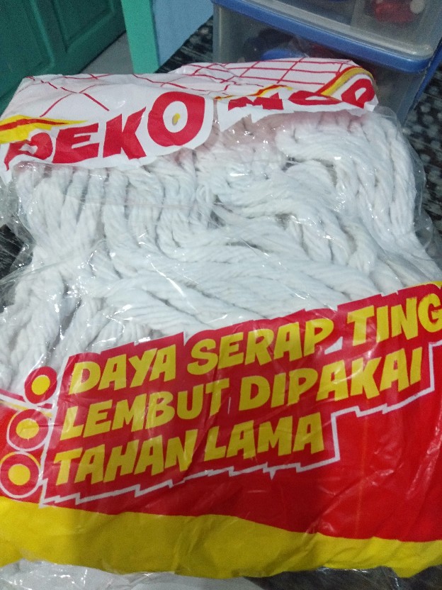 Alat Pel Lantai Deko Mop Refill Isi Ulang Pel Sumbu