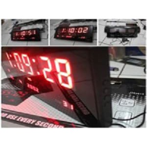 Jam dinding digital led 3615 merah