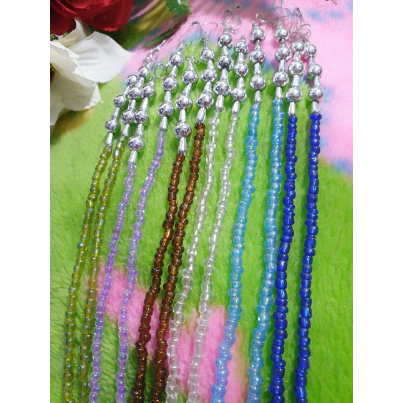 tali masker kalung gantungan masker kristal mutiara premium fashion import n12401