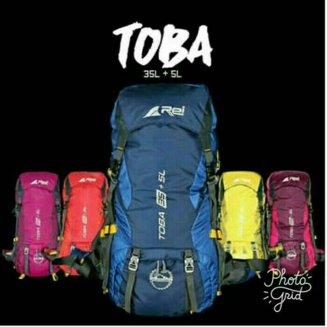 Tas gunung keril tas punggung ransel rei toba 35 +5 l 40 ni
