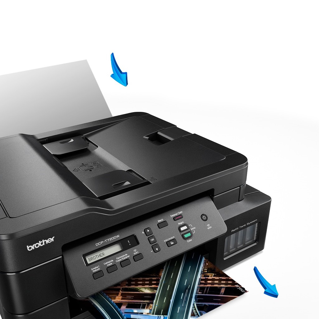 Printer Brother DCP-T720DW T720W T720 Inkjet Wireless Print Multifunction ADF Duplex Printer ( print  scan copy ) Garansi Resmi