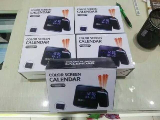 Jam led Digital Proyektor COD Jam Proyektor Alarm Jam Meja