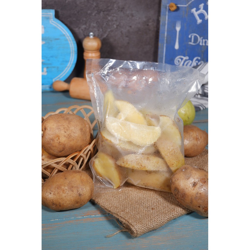 

Aslina Fresh Potato / Kentang Wedges Untuk Snack 500 gr