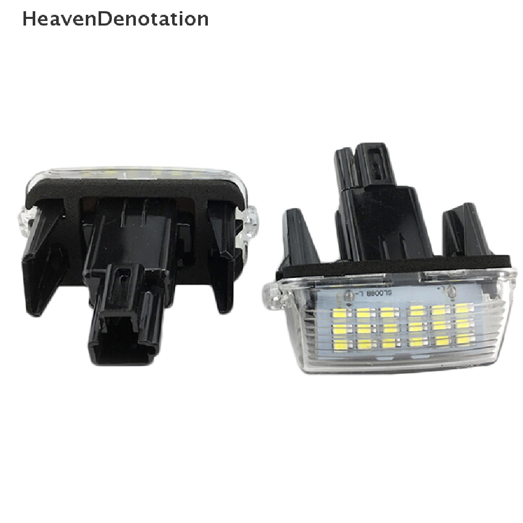 2 Pcs Lampu Plat Nomor Led Warna Putih Untuk Toyota Camry Yaris Vios Avensis