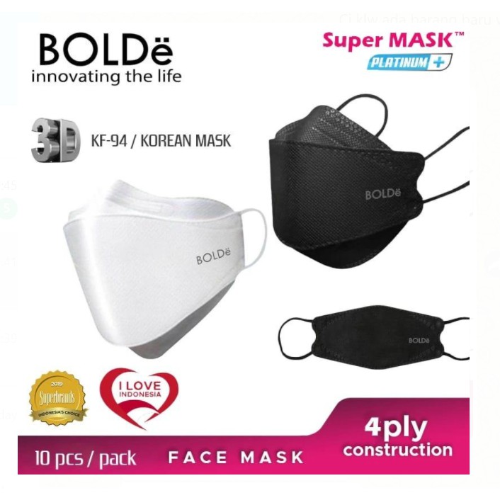 Bolde Masker Super Mask Platinum ( 10 pcs / pack )