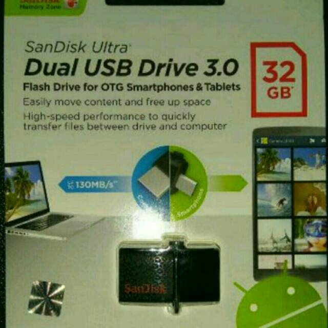 Sandisk otg 32gb hitam