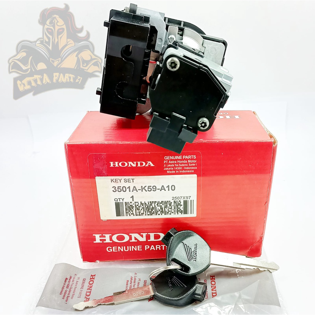 KUNCI KONTAK SET ASLI ORIGINAL HONDA AHM K60 / K59 VARIO 125 150 OLD LED 110 FI SCOOPY ESP STOP