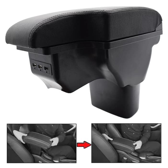 Armrest Box Khusus Nissan Juke dengan USB - Console Box Plug and Play