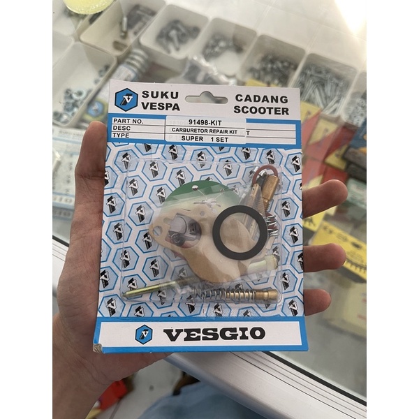 reparkit spuyer karbu Vespa super