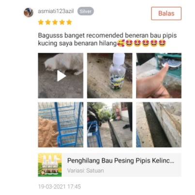 SUPERFRESH 60 - Penghilang Bau Pesing Pipis BAB Kelinci Kucing Anjing Pewangi Kandang 60 ML