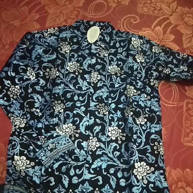 Kemeja Arjuna Prada Bakung Warna Biru Kuning Pink Hijau Size M L Xl Xxl Batik Pekalongan