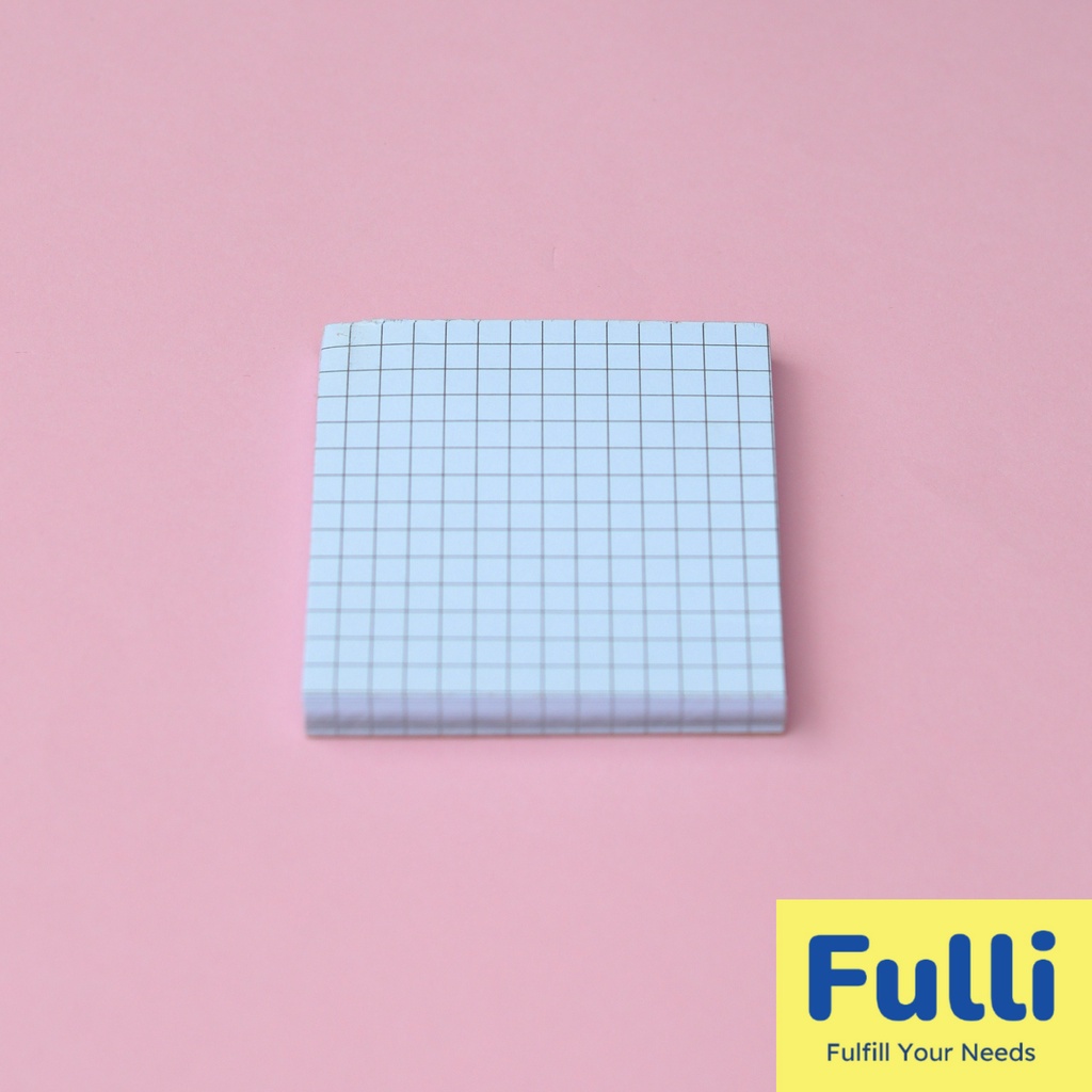 

Fulli - Memopad/Kertas Memo/Sticky Notes Putih Motif dan Polos 7cmx7cm