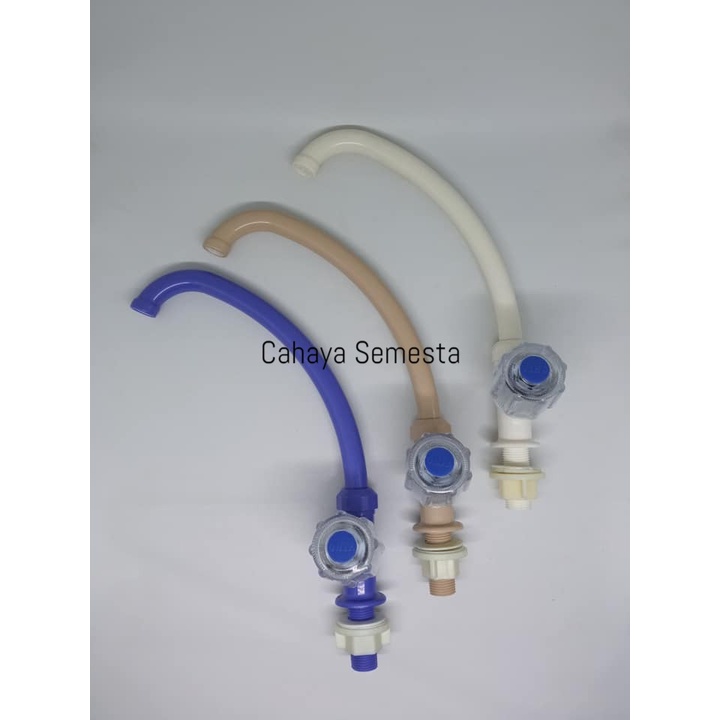 Kran Angsa Tanam PVC Putar - Vino