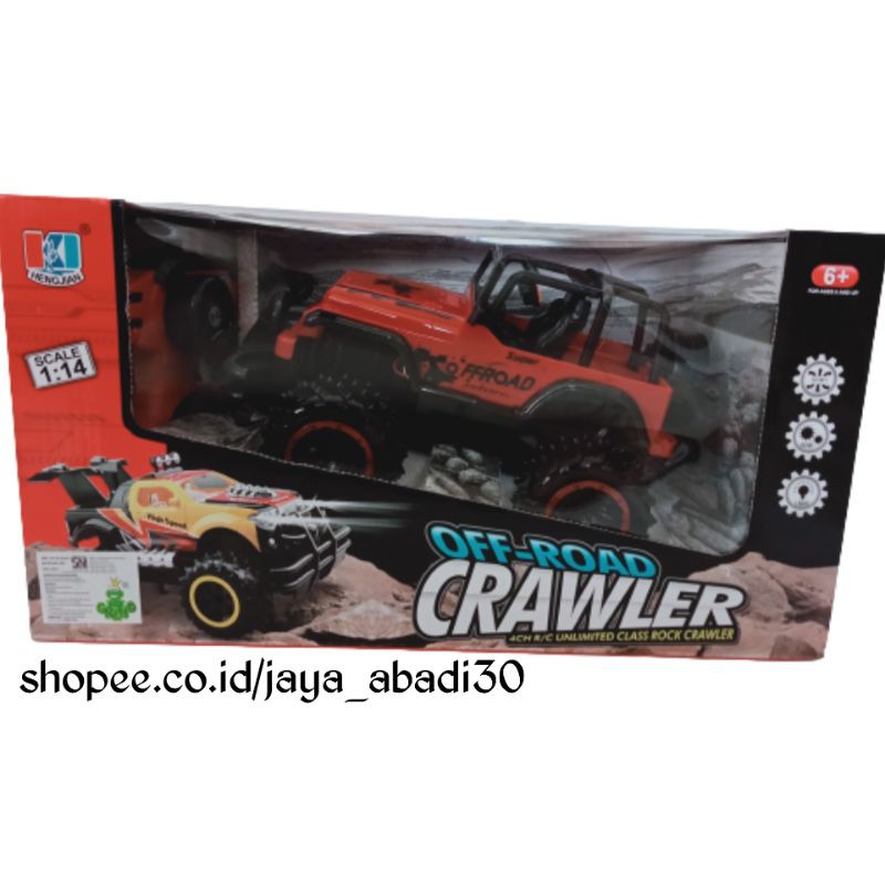 MAINAN MOBIL REMOTE CONTROL JEEP OFF ROAD CRAWLER 1:14 4X4WD 689-323