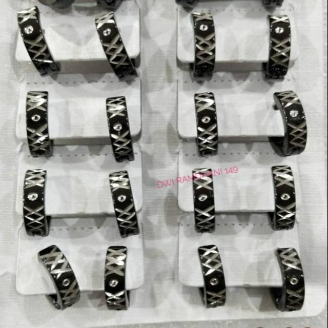 Giwang Titanium model catok Anti karat