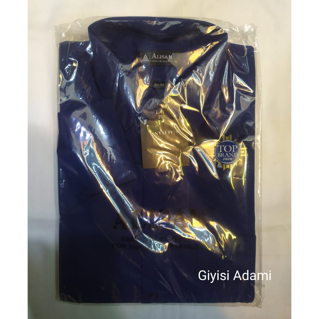 ALISAN BIRU DONGKER | KEMEJA ALISAN | KEMEJA SLIMFIT LENGAN PANJANG | FORMAL / CASUAL