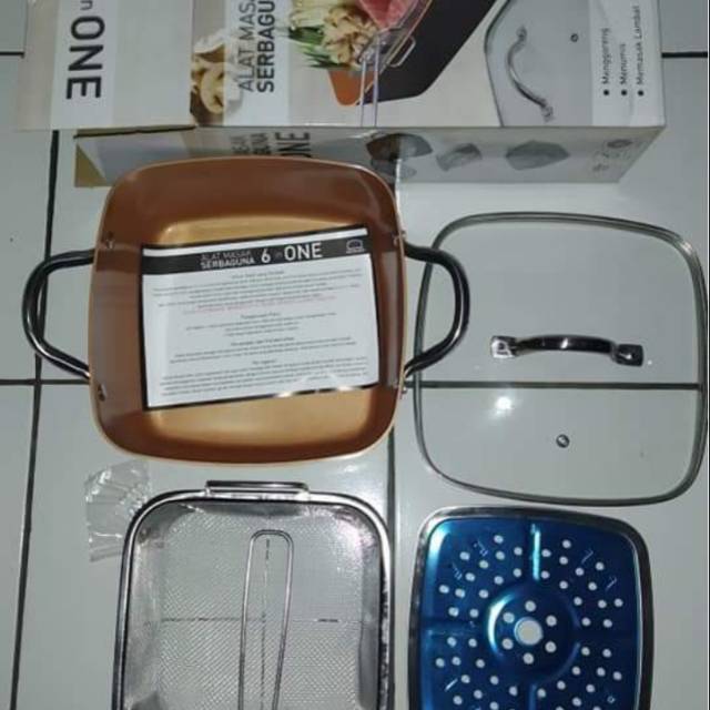 Alat masak serbaguna 6 in one lock & lock