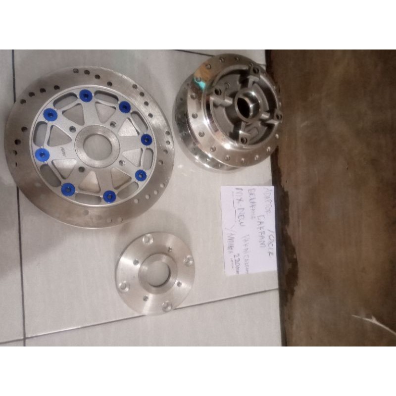 adaptor cakram belakang Jupiter MX new 135 pakai cakram 220 kaliper besar