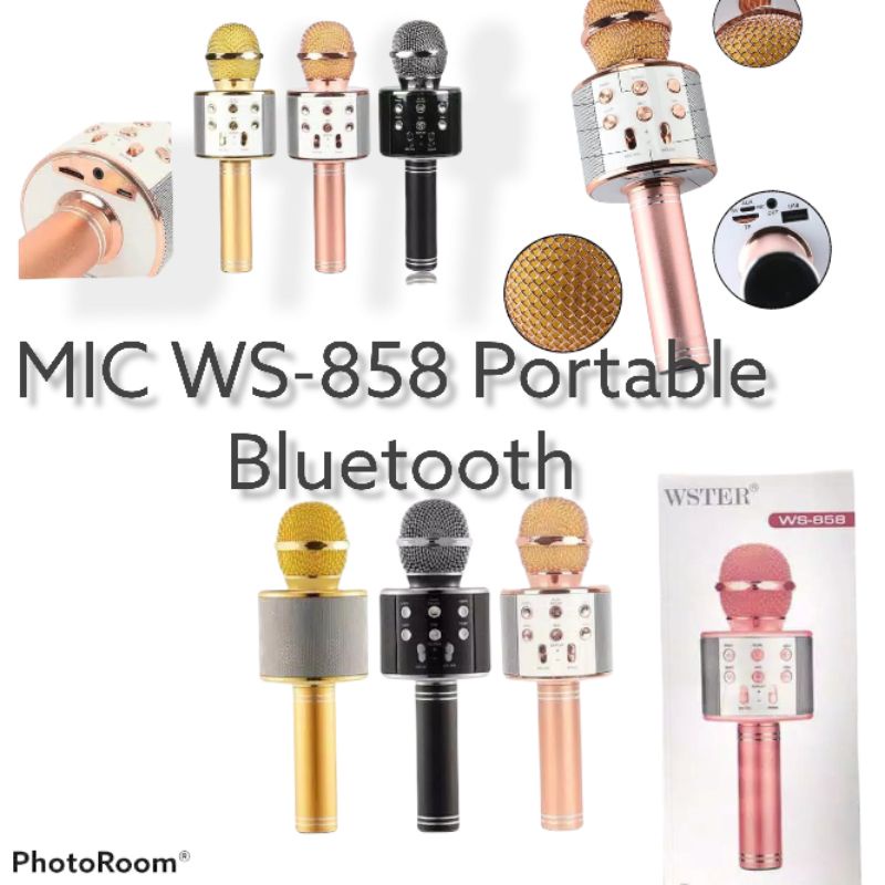 MIC KARAOKE BLUETOOTH WIRELESS PORTABLE