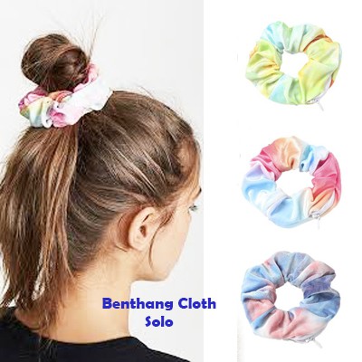 Ikat Rambut Tie Dye Cepol Ikat Rabut Anti Pusing