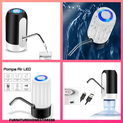 Dispenser Pompa Air Galon Elektrik Listrik Portable Wa Electric Pump Minum Usb