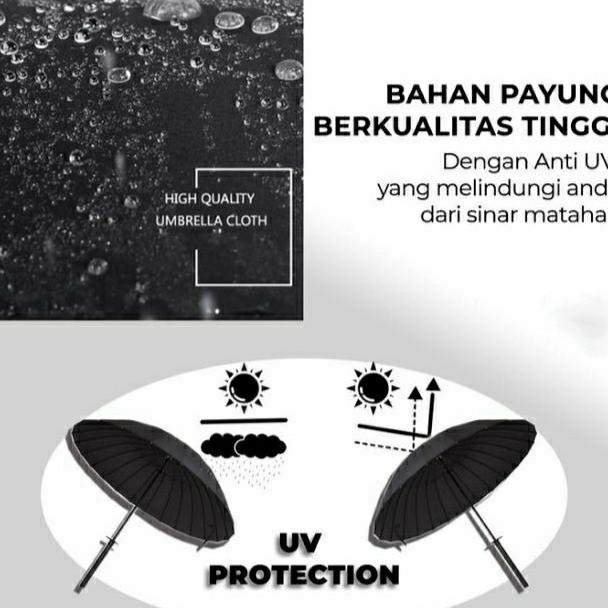 Payung Golf Besar Premium Payung Jumbo Payung Hujan Model Samurai