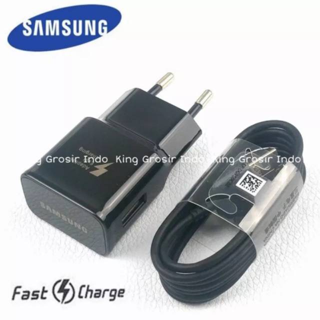 Charger Samsung Original 100% Fast Charging 2A 15W Type C S9 S9+ S8 S8+ Note8 Note9 S10 S10+