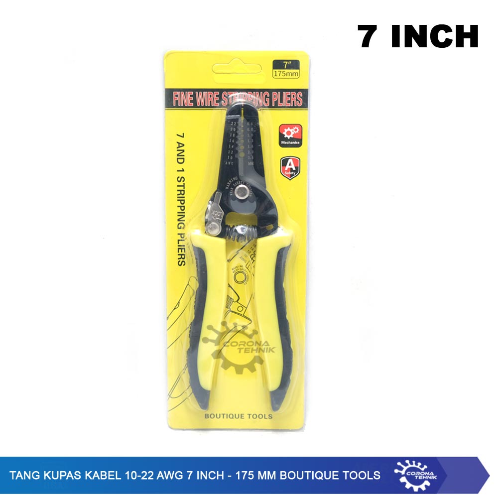 Tang Kupas Kabel 10-22 AWG 7 Inch - 175 mm