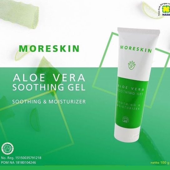 MORESKIN ALOEVERA GEL NASA 100ml / AVGK NASA / MORESKIN ALOEVERA GEL Kecil