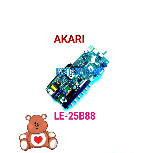 MAINBOARD TV LED AKARI LE-25B88 MB LE-25B88 TP.V56.PA671