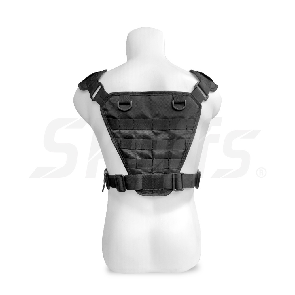 chest bag chest rig bag tas dada tas tactical tas army Skuffs Kumo Hitam