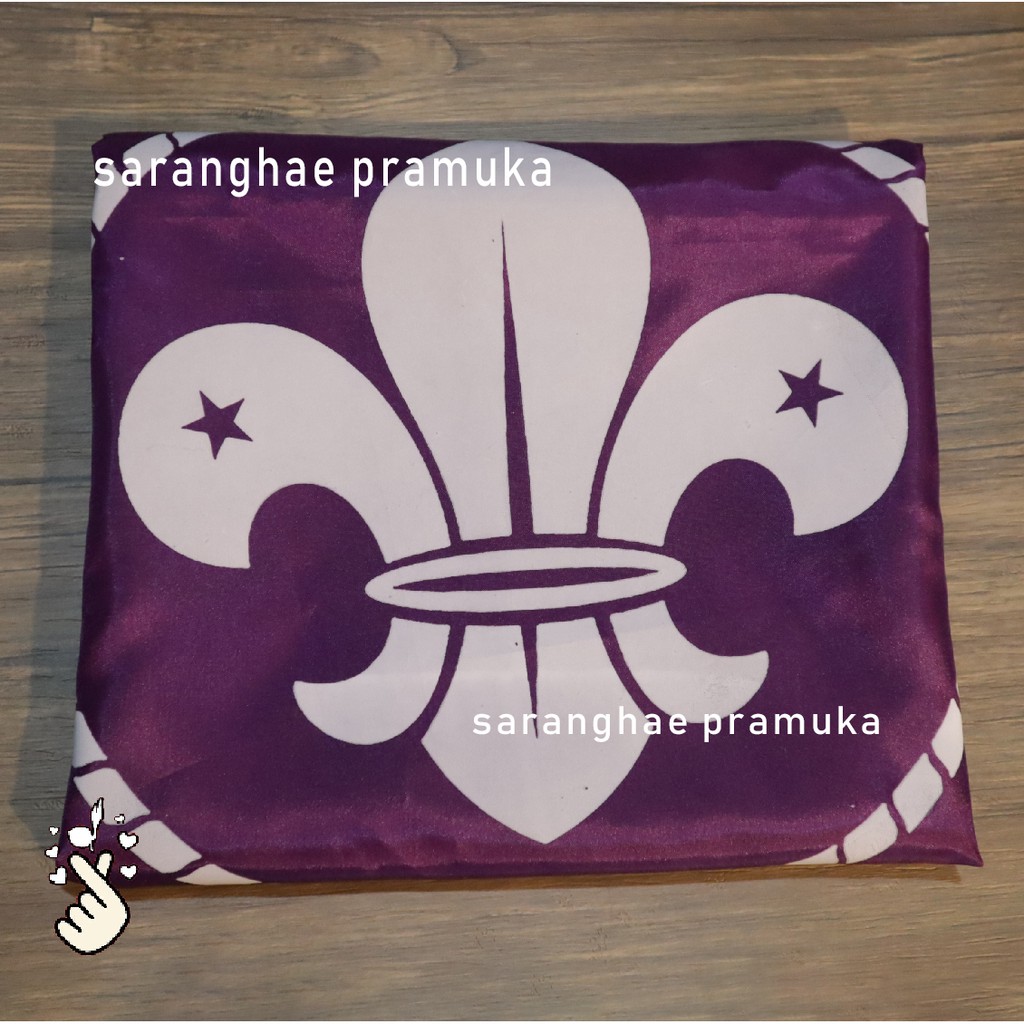 Bendera Pramuka Wosm Pandu Dunia Ukuran Kecil