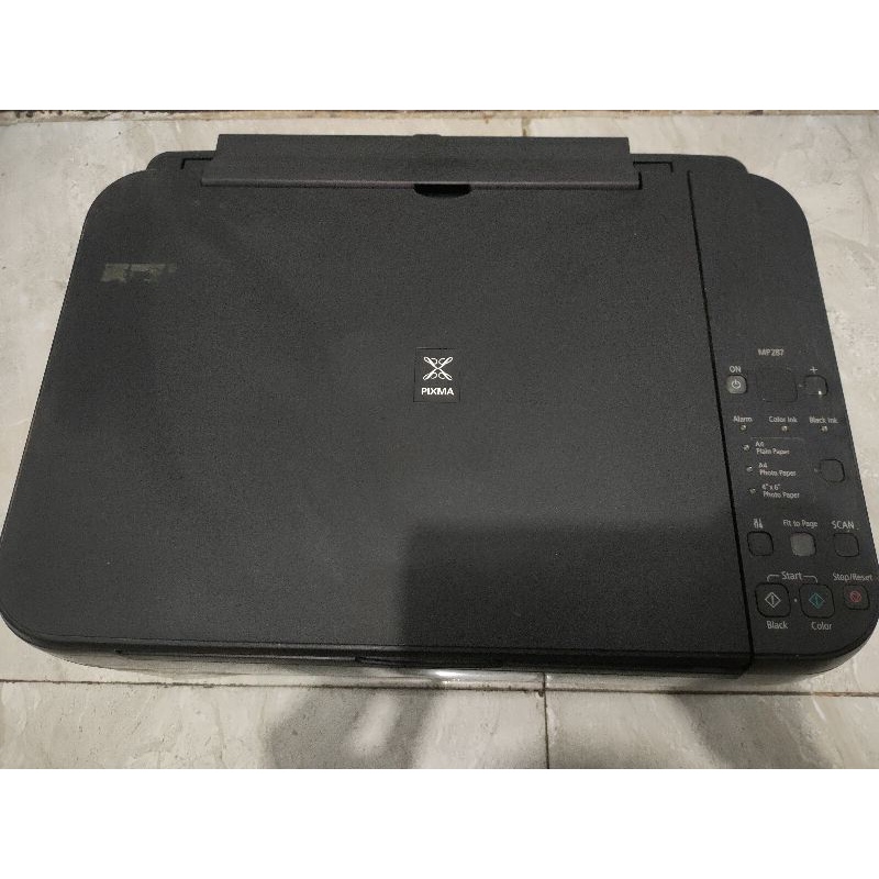printer Canon PIXMA MP 287 normal kosongan