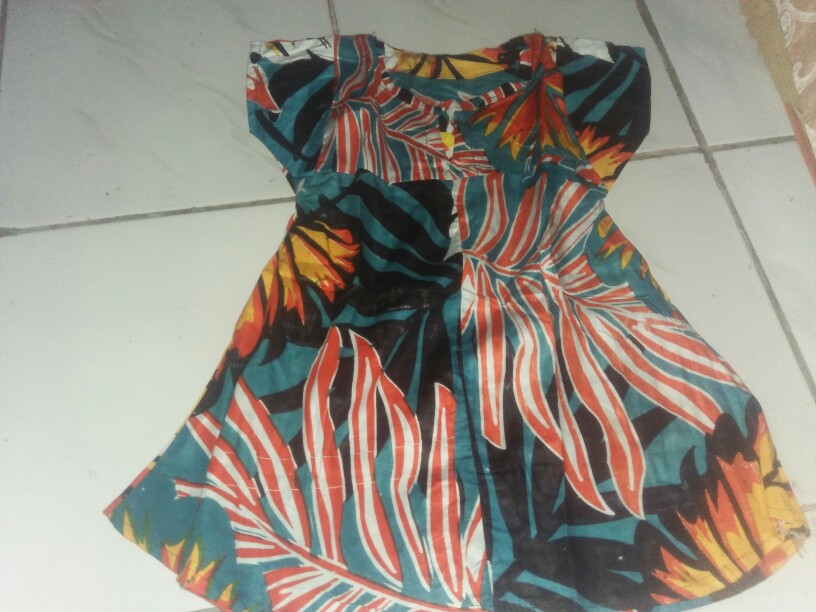 Dress Batik Anak Perempuan Semi A Murah Meriah Adem