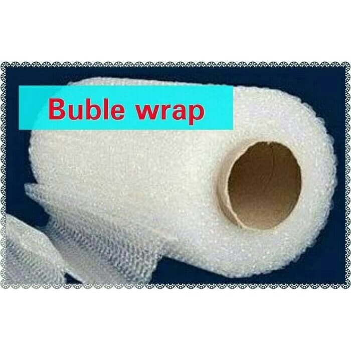 

BUBBLE WRAP TAMBAHAN PACKING SUPAYA LEBIH AMAN KARDUSNYA DENGAN TAMBAHAN BIAYA Rp.5,000