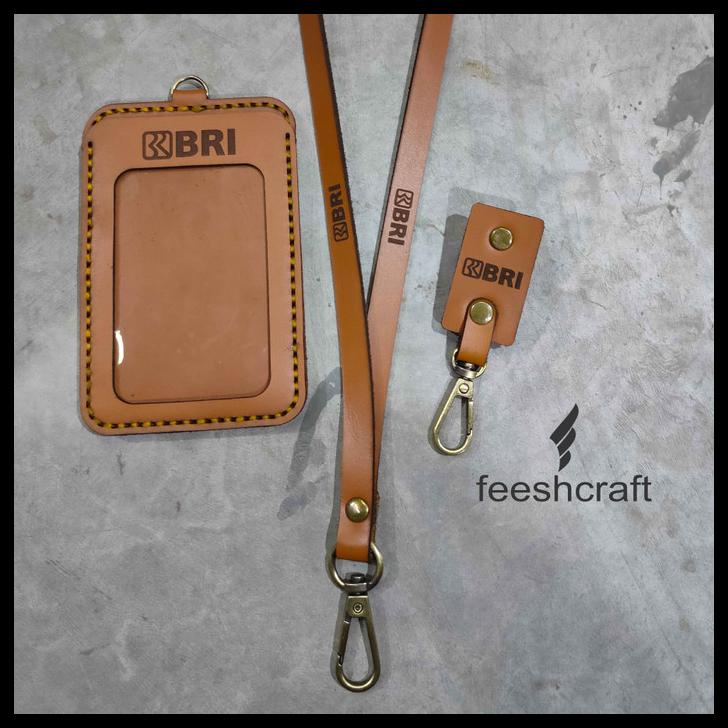 

TERLARIS CUSTOM ID CARD HOLDER KULIT NAME TAG KULIT ASLI TERLARIS
