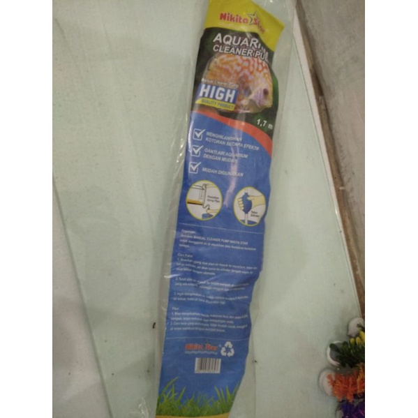 cleaner pump penyedot kotoran air aquarium