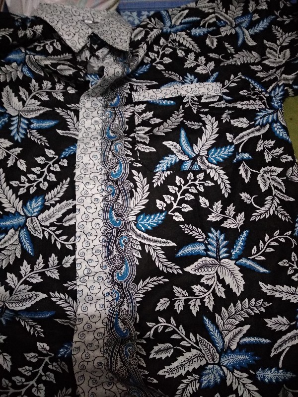 Bswart Batik Hrb026 Kenongo Hem Pendek Padi Pekalongan M L Xl Batik Pria Murah Modern Grosir