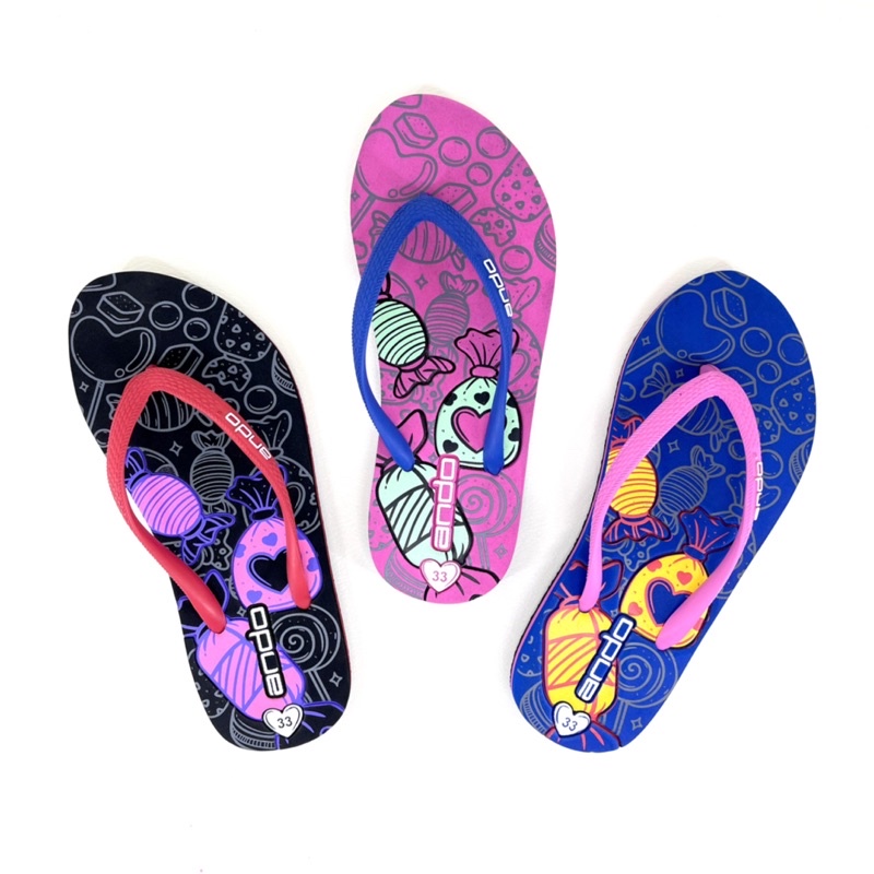 Sandal Jepit Anak Perempuan / Sandal Anak Cewek ANDO CANDY JO (32-35)