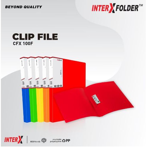 

Map Jepit F4 InterX Clip File Folio CFX 100F