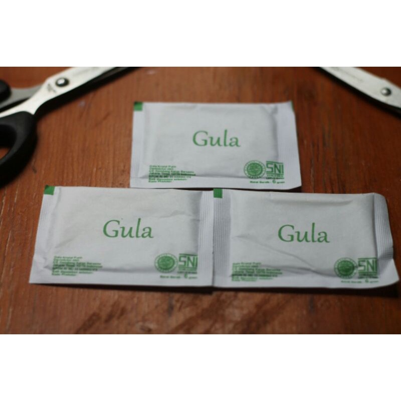 

Gula Putih Sachet6Gr// White Sugar Sachet// Gula Bantal Murah