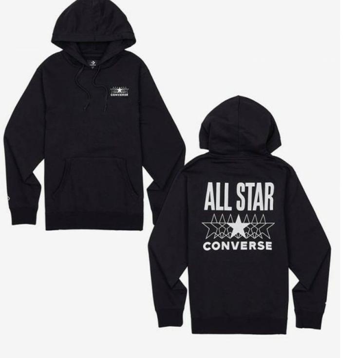 Paling Laris HOODIE CONVERSE ALL STAR BLACK EDITION