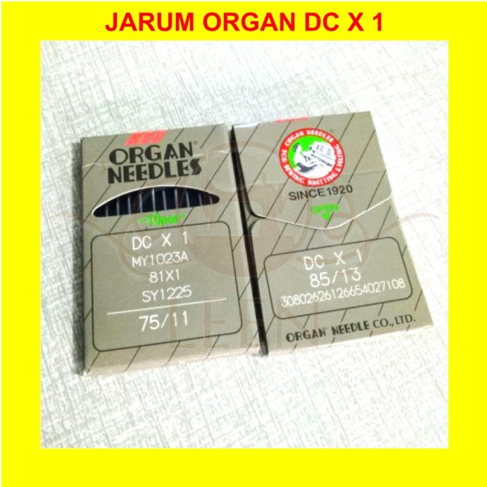 Jarum ORGAN Needle DC x 1 DCx1 ORI Obras Klasik / Industri LEEN - DCx1 no 11