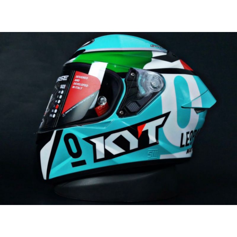 KYT TT Course Dallaporta Leopard NEW & ORIGINAL (ONGKIR TERMURAH 2KG)