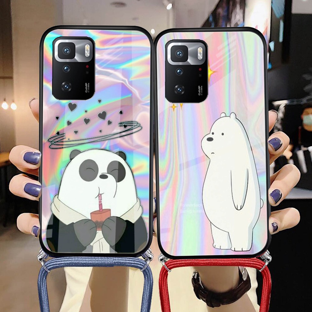 Softcase Kaca Tali For Redmi Note 10 Pro 5G - [KT 12] Casing Hp Redmi Note 10 Pro 5G - Kesing Redmi 