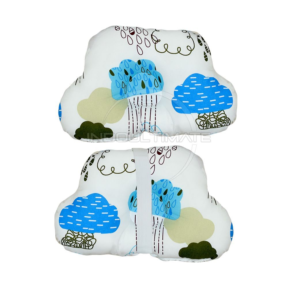 Bantal Bayi Anti Peyang bergambar BABY LEON BY-94-11 (Bahan CVC) Bantal Tidur Bayi Perlengkapan Bayi