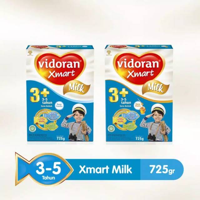 Vidoran Xmart Milk 3+ Rasa Vanila / Madu 700 gram