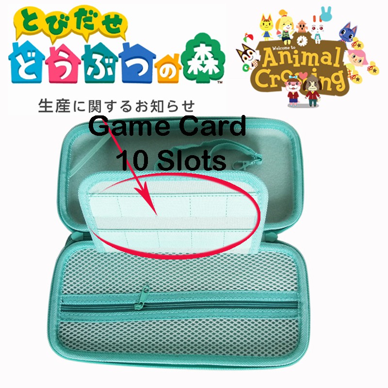 Carrying Storage Bag Animal Crossing Travel Case Nintendo Switch/Lite